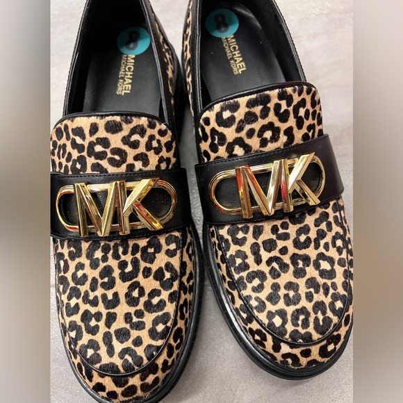 Imported Michael kors Leopard Print Calf Hair Loafer - Picture 7 of 7